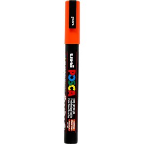 Posca Tusch, nr. PC-3M, streg 0,9-1,3 mm, fine, orange, 1 stk.