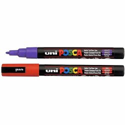 Posca Tusch, nr. PC-3M, streg 0,9-1,3 mm, fine, violet, 1 stk.
