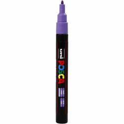 Posca Tusch, nr. PC-3M, streg 0,9-1,3 mm, fine, syren, 1 stk.