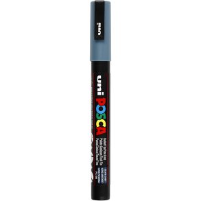 Posca Tusch, nr. PC-3M, streg 0,9-1,3 mm, fine, slate grey, 1 stk.