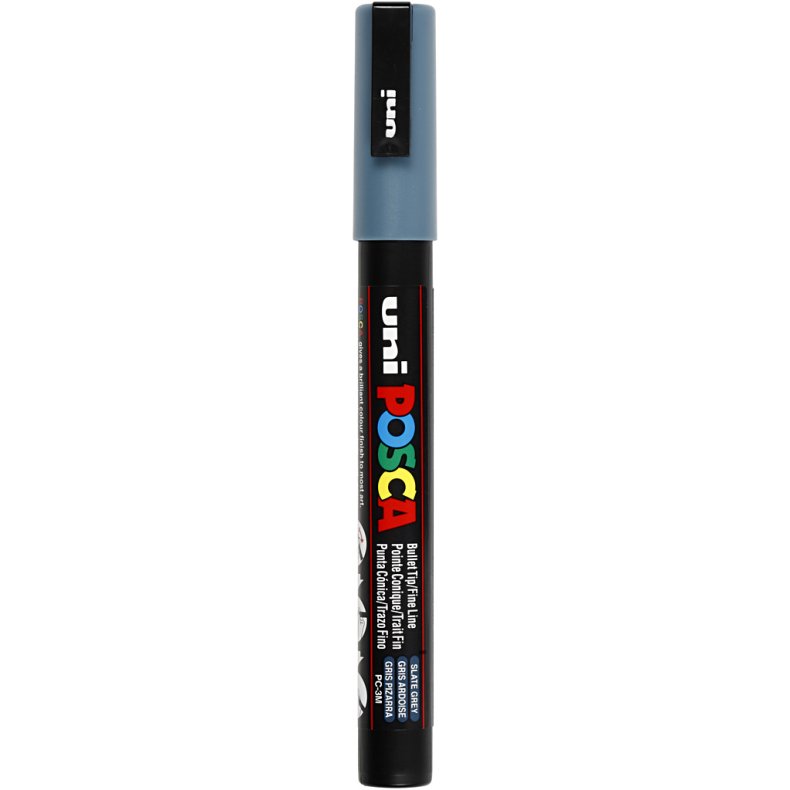 Posca Tusch, streg 0,9-1,3 mm, slate grey