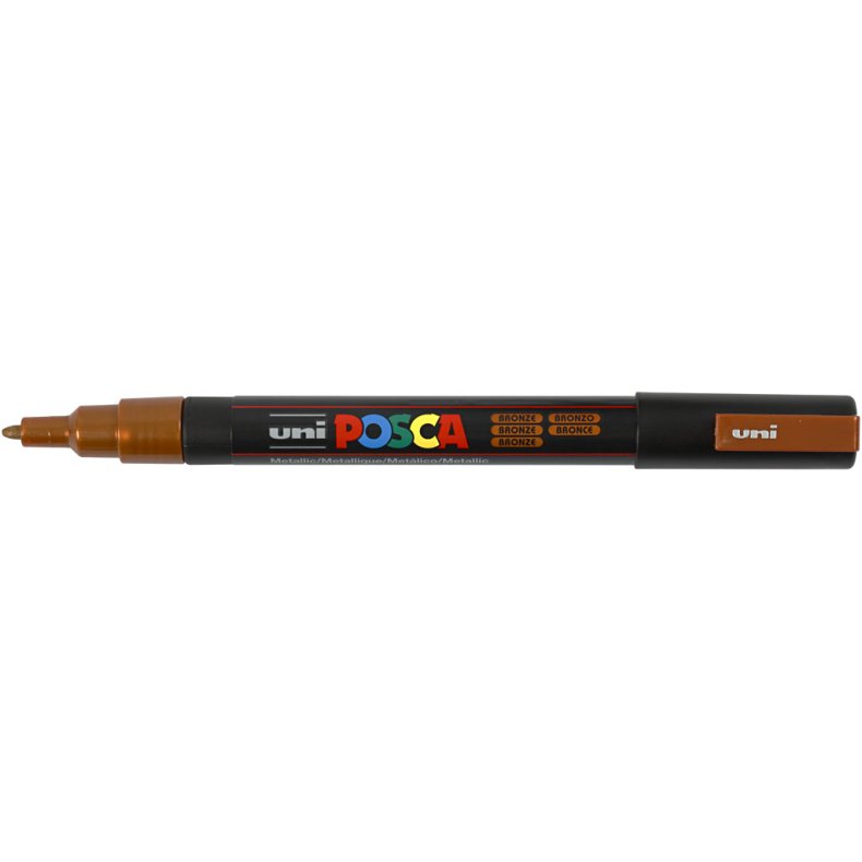 Posca Tusch, nr. PC-3M, streg 0,9-1,3 mm, fine, bronze, 1 stk.