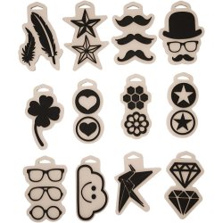 Skumstempel, str. 12x18 cm, tykkelse 15 mm, 12 stk./ 1 pk.