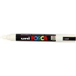 Posca Tusch, nr. PC-5M, streg 2,5 mm, medium, elfenben, 1 stk.