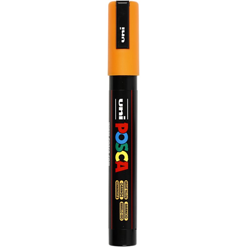 Posca Tusch, streg 2,5 mm, bright yellow