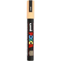 Posca Tusch, nr. PC-5M, streg 2,5 mm, medium, pale orange, 1 stk.