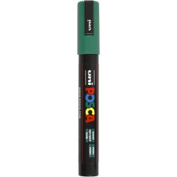 Posca Tusch, nr. PC-5M, streg 2,5 mm, medium, gr&oslash;n, 1 stk.