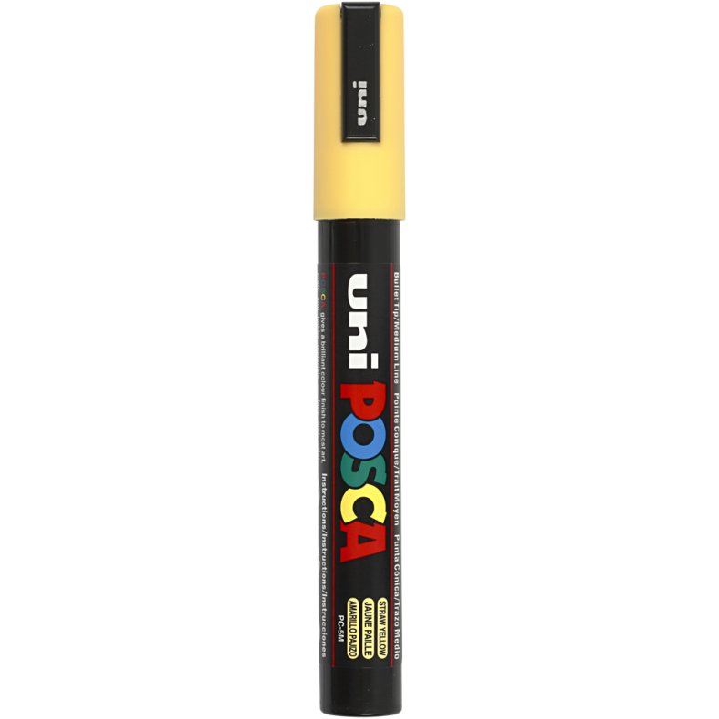 Posca Tusch, streg 2,5 mm, straw yellow