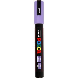 Posca Tusch, nr. PC-5M, streg 2,5 mm, medium, syren, 1 stk.