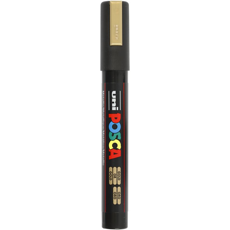 Posca Tusch, streg 2,5 mm, guld