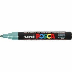 Posca Tusch, nr. PC-5M, streg 2,5 mm, medium, metallicfarver, 8 stk./ 1 pk.
