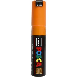 Posca Tusch, nr. PC-8K, streg 8 mm, broad, bright yellow, 1 stk.