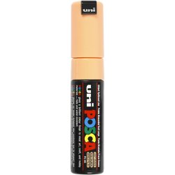 Posca Tusch, nr. PC-8K, streg 8 mm, broad, pale orange, 1 stk.