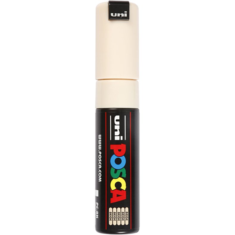 Posca Tusch, streg 8 mm, beige