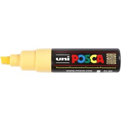 Posca Tusch, nr. PC-8K, streg 8 mm, broad, fluorescerende lys orange, 1 stk.