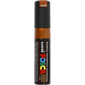 Posca Tusch, nr. PC-8K, streg 8 mm, broad, bronze, 1 stk.