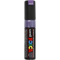 Posca Tusch, nr. PC-8K, streg 8 mm, broad, metallic violet, 1 stk.
