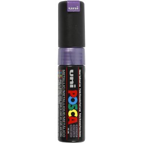 Posca Tusch, nr. PC-8K, streg 8 mm, broad, metallic violet, 1 stk.