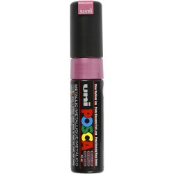 Posca Tusch, nr. PC-8K, streg 8 mm, broad, metallic pink, 1 stk.