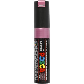 Posca Tusch, nr. PC-8K, streg 8 mm, broad, metallic pink, 1 stk.