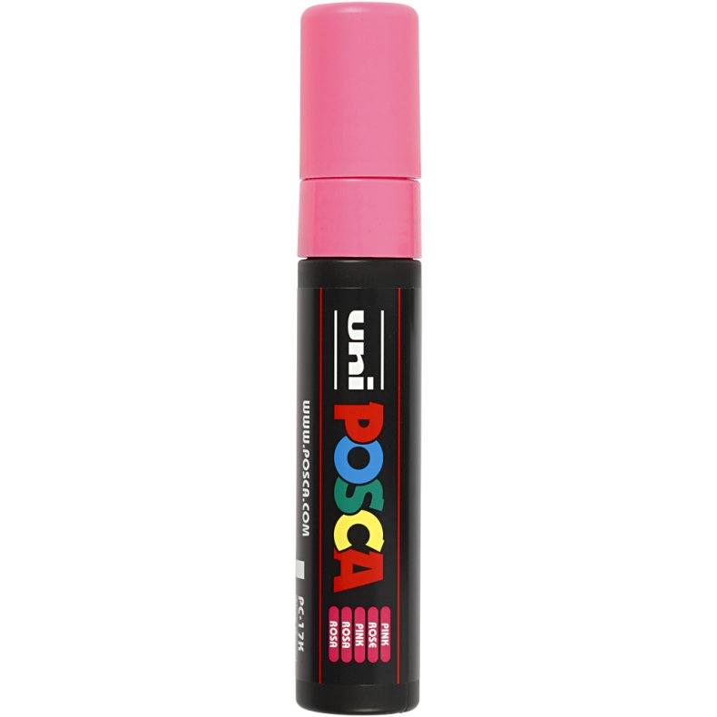 Posca Tusch, streg 15 mm, pink