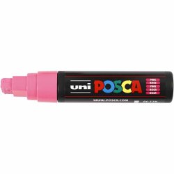 Posca Tusch, nr. PC-17K, streg 15 mm, extra broad, pink, 1 stk.