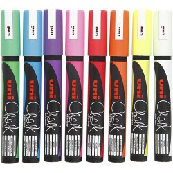 Chalk Marker, streg 1,8-2,5 mm, 8 stk./ 1 pk.