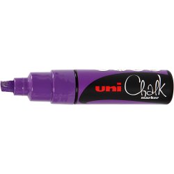 Chalk Marker, streg 8 mm, lilla, 1 stk.