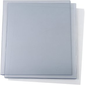 Hårdfolie, A4, ark 210x297 mm, tykkelse 190 my, 5 ark/ 1 pk.