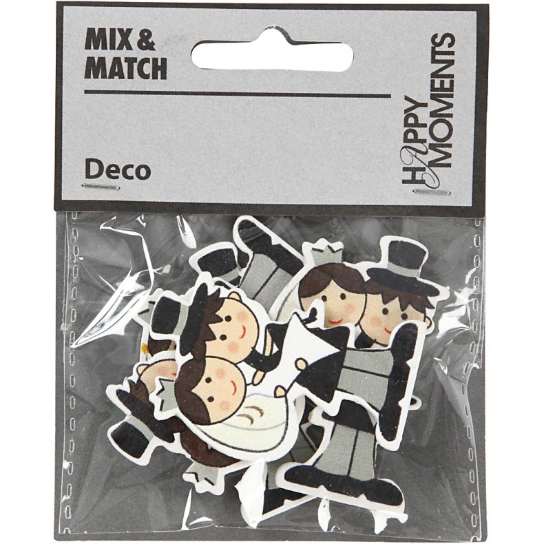 Brudepar, H: 50 mm, 4 stk./ 1 pk.