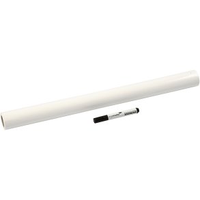 Magic whiteboard folie, L: 80 cm, B: 60 cm, hvid, 25 ark/ 1 rl.