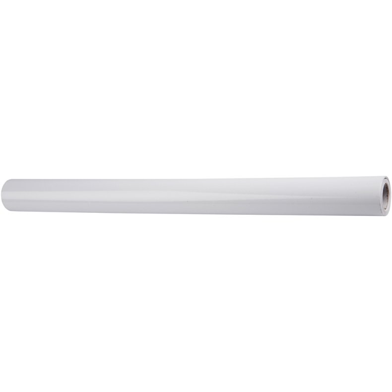 Tavlefolie til whiteboardtavle, B: 45 cm, hvid, 2 m/ 1 rl.