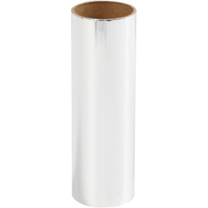 Dekorationsfolie, B: 15,5 cm, tykkelse 0,02 mm, sølv, 50 cm/ 1 rl.