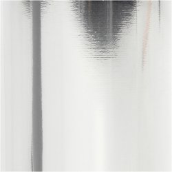 Dekorationsfolie, B: 15,5 cm, tykkelse 0,02 mm, s&oslash;lv, 50 cm/ 1 rl.