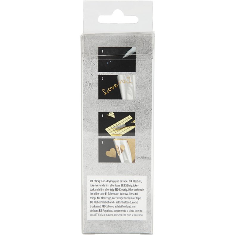 Dekorationsfolie, B: 15,5 cm, tykkelse 0,02 mm, s&oslash;lv, 50 cm/ 1 rl.