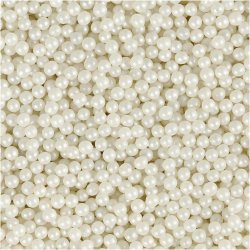 Mini Glaskugler, str. 0,6-0,8+1,5-2+3 mm, perlemor, 3x45 g/ 1 pk.