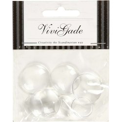 Cabochons , diam. 18+25 mm, 8 stk./ 1 pk.