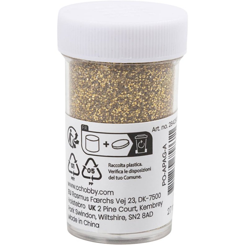 Bio-glimmer, guld, 27 ml, 15 g/ 1 ds.