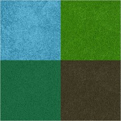 Stempelpude, H: 2 cm, str. 3,5x3,5 cm, gr&oslash;n, lys gr&oslash;n, oliven, aqua, 4 stk./ 1 pk.