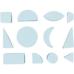 Mosgummistempler, H: 25 mm, str. 15-30 mm, 12 stk./ 1 pk.