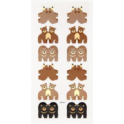 Indexstickers, ark 7,5x15 cm, 10 pk./ 1 pk.