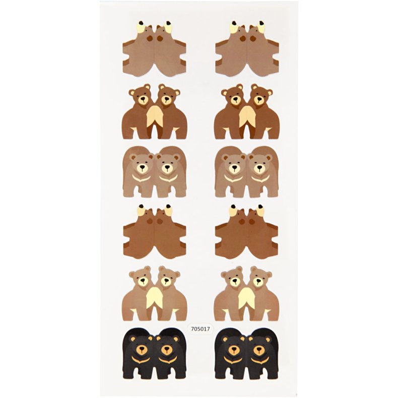 Indexstickers, ark 7,5x15 cm, 10 pk./ 1 pk.