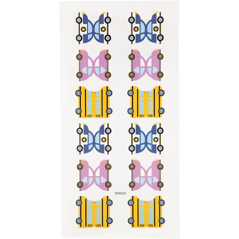 Indexstickers, ark 7,5x15 cm, 10 pk./ 1 pk.