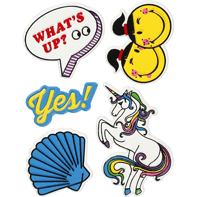 Soft Stickers, Whats up, 12,2x17,75 cm, 1 ark