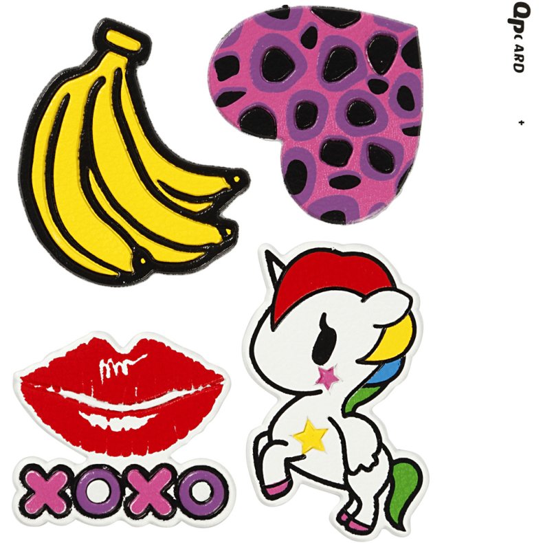 Soft Stickers, XOXO, 12,2x17,75 cm, 1 ark