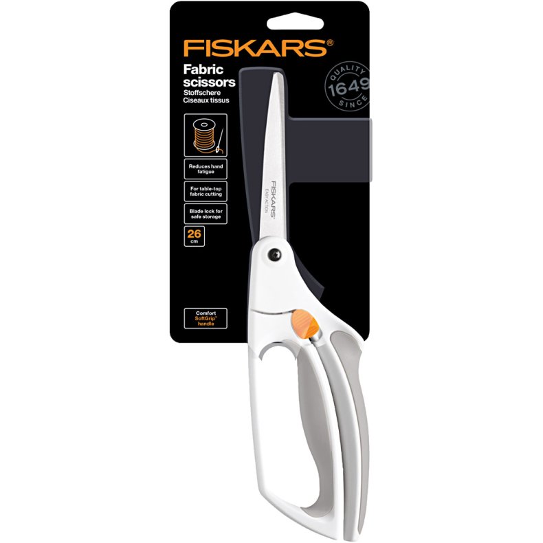 Fiskars Soft-Touch-Saks, L: 26 cm, 1 stk.