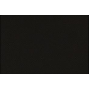 Fransk karton, A4, ark 210x297 mm, 160 g, sort, 1 ark