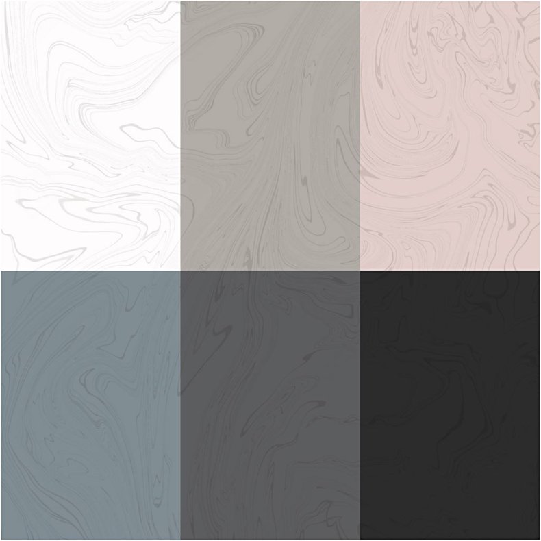 Magic Marble Marmoreringsmaling, douche farver, 6x20 ml/ 1 pk.