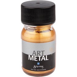 Hobbymaling Metallic, mellem guld(5104), 30 ml/ 1 fl.