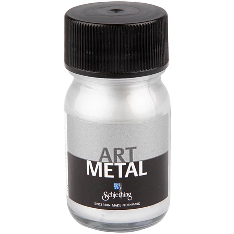 Hobbymaling Metallic, s&oslash;lv(5110), 30ml/ 1 fl.